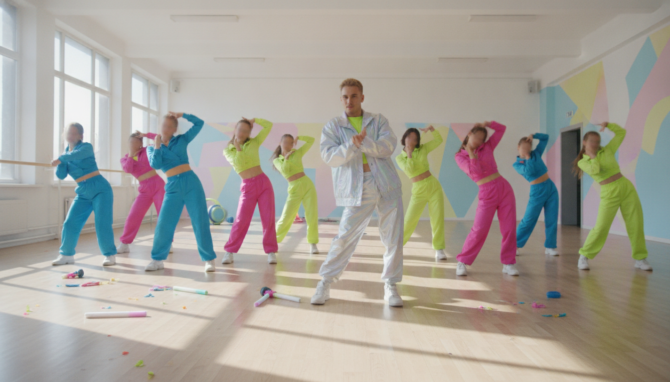 Blurring Lines: Individuality Meets Group Cohesion — Pop Dance Still