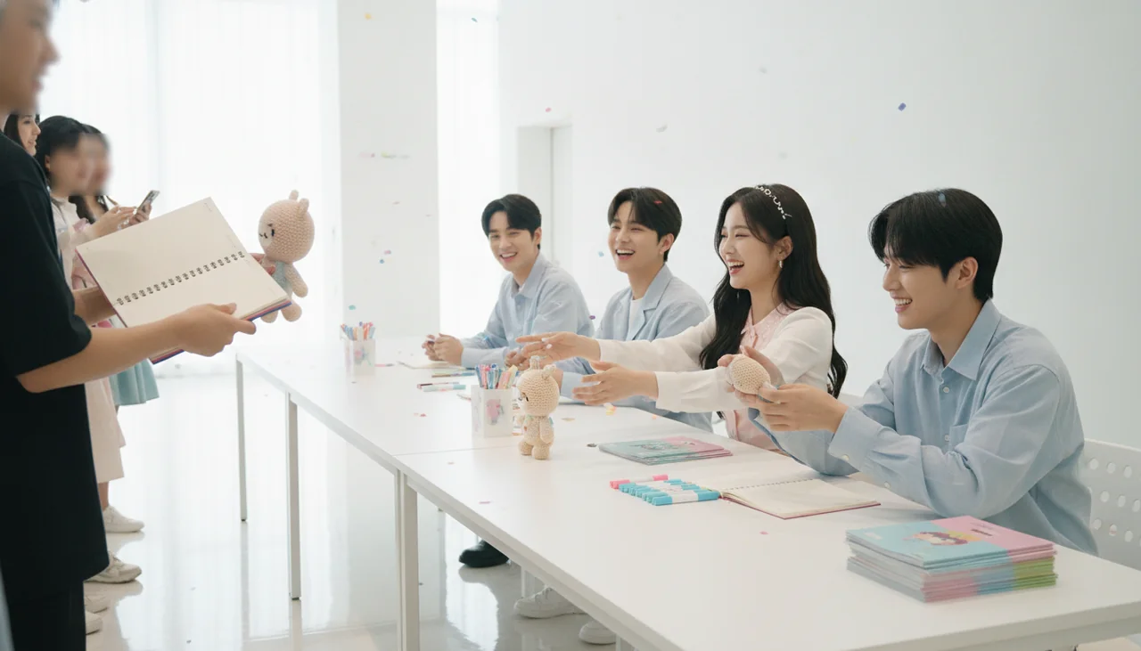 idol group fan sign