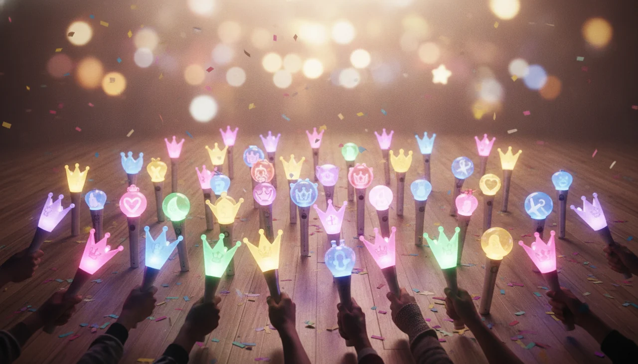 K-pop concert lightsticks