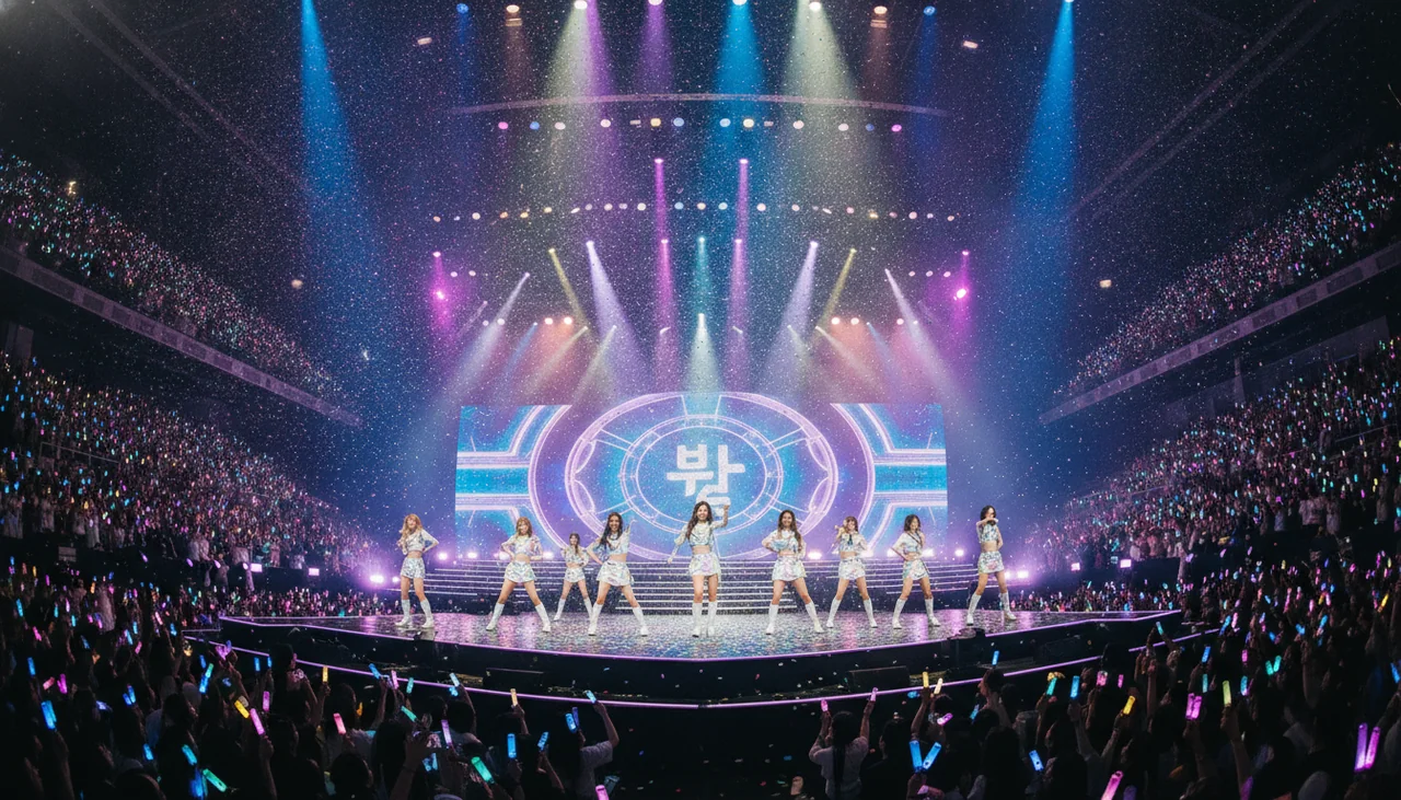 BABYMONSTER on world tour stage