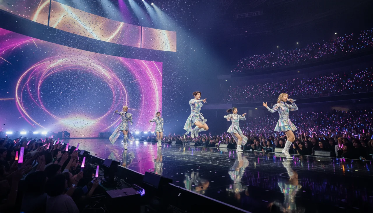 XLOV performing on stage