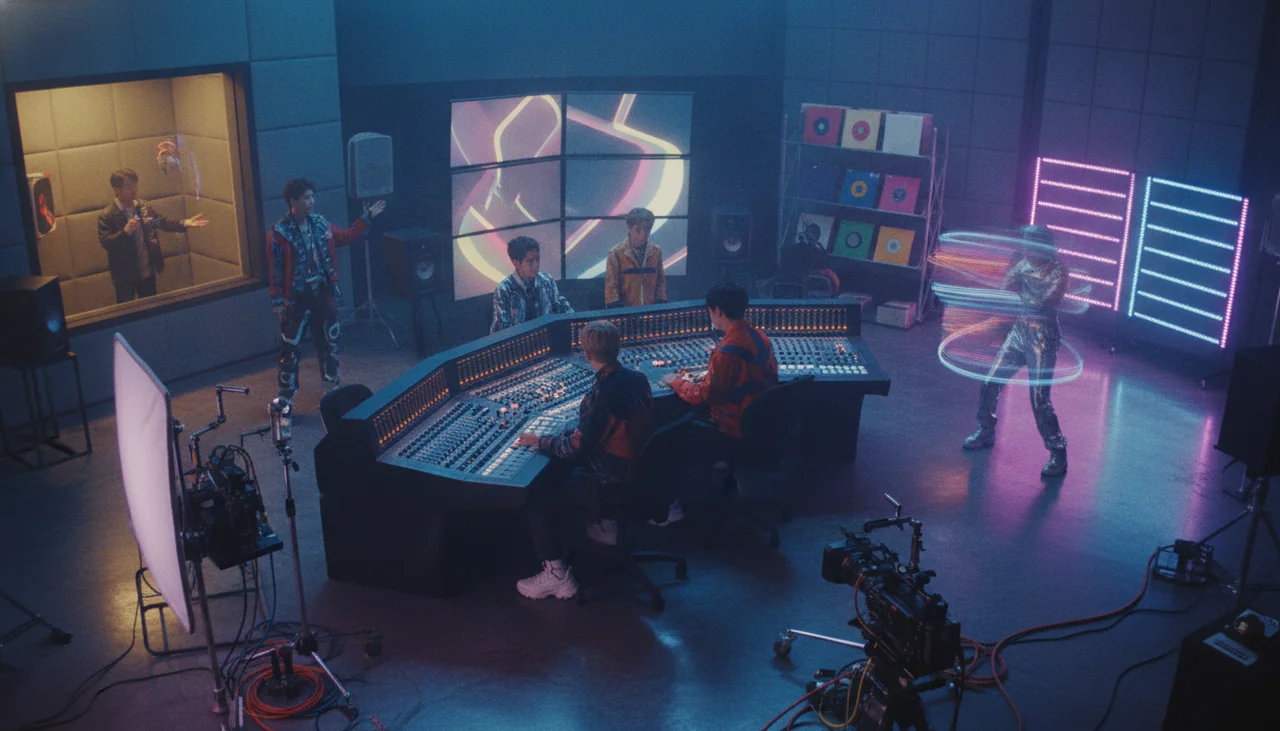 Music video production studio